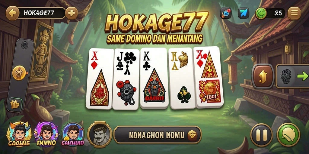 Tampilan gameplay HOKAGE77 yang seru dan menarik.