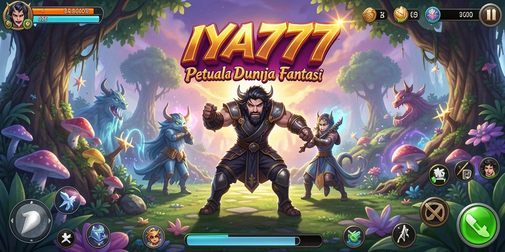 Tangkapan layar yang menunjukkan aksi mendebarkan dalam petualangan IYA777.
