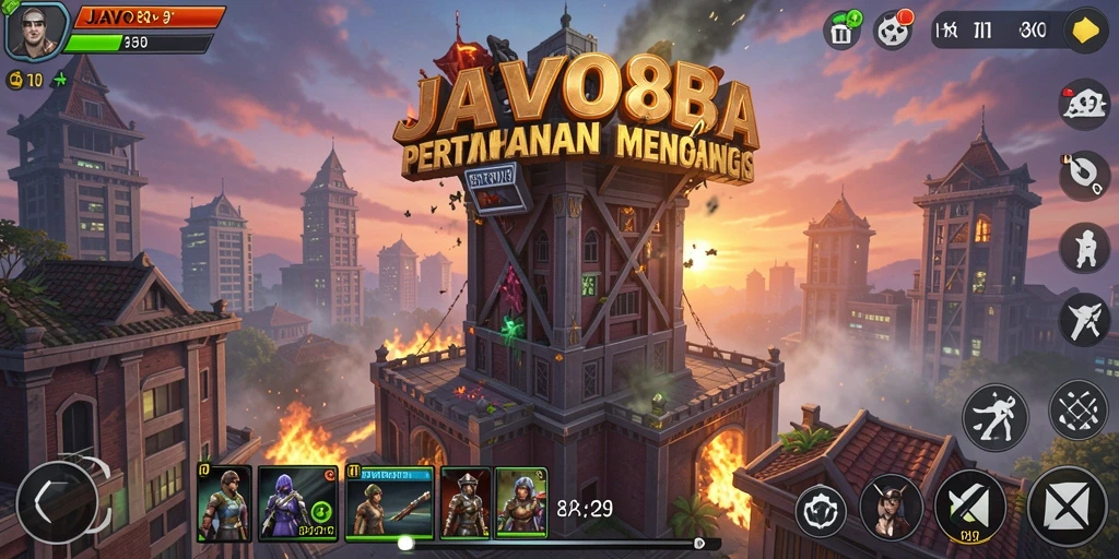 Gameplay intens dan strategi menara yang menarik di JAVO88.