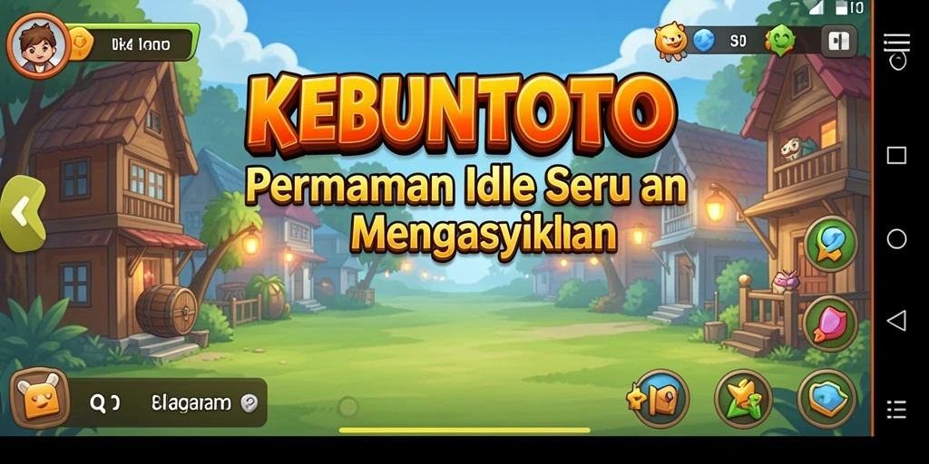 Tampilan gameplay KEBUNTOTO yang mengasyikkan dalam mode Idle.