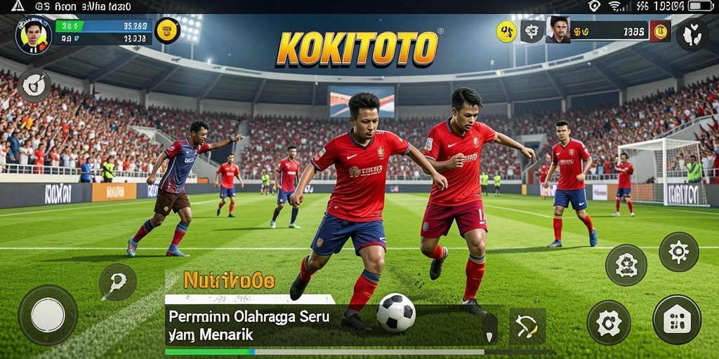 Tampilan gameplay KOKITOTO yang menarik dan dinamis.