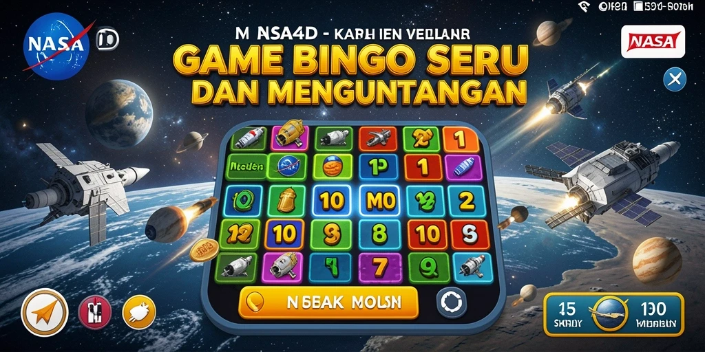 Tangkapan layar gameplay Bingo yang seru di NASA4D.