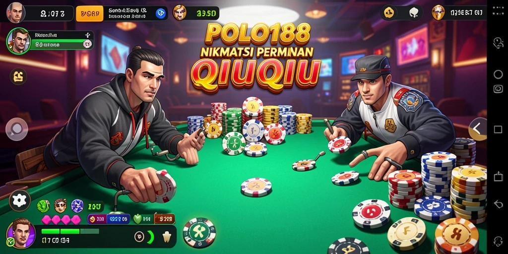 Menggambarkan gameplay menarik dari POLO188 pada saat bermain QiuQiu.