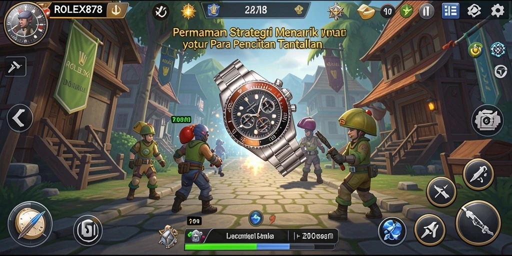 Screenshot utama menampilkan gameplay strategis yang mendebarkan.