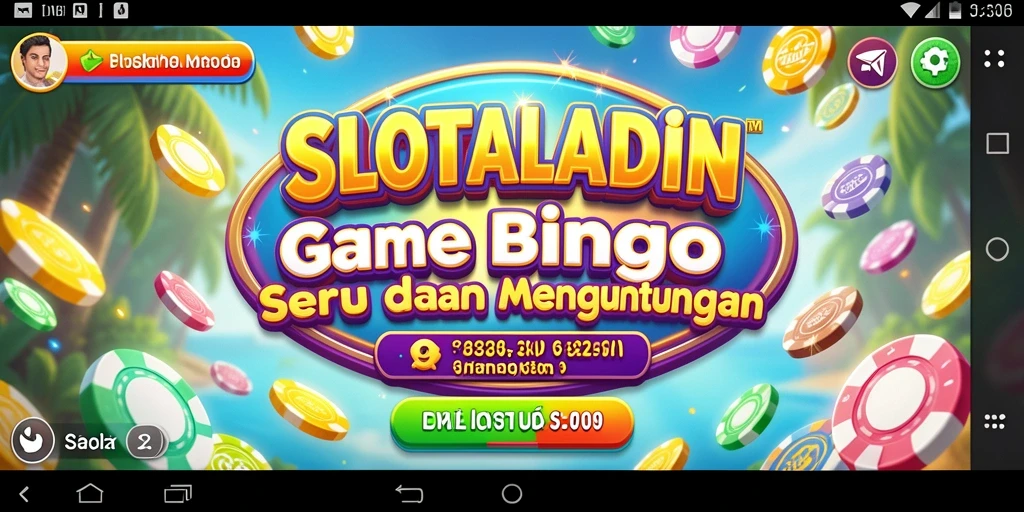 Gameplay SLOTALADIN yang menampilkan keseruan bermain Bingo.