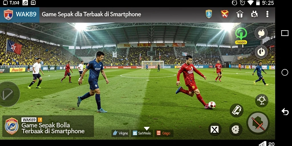Screenshot utama <strong>WAK89</strong> menampilkan pertandingan sepak bola yang mendebarkan.